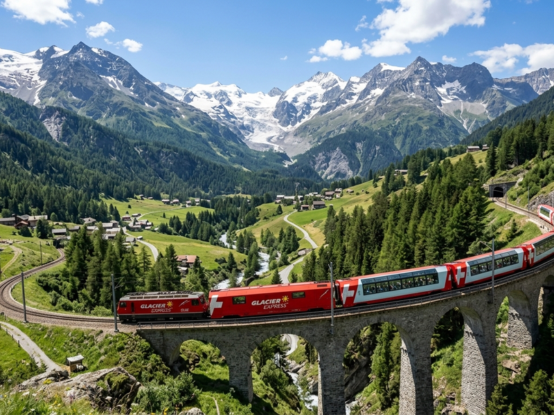 Swiss Alpine Rail Journey